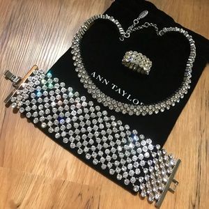 Ann Taylor Bracelet, Necklace and Ring.